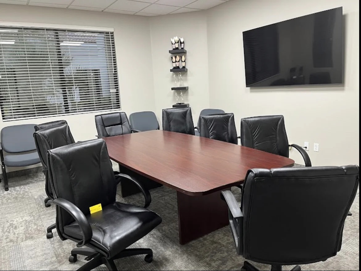 Carlsbad conference room cleaned for meetings and staff use