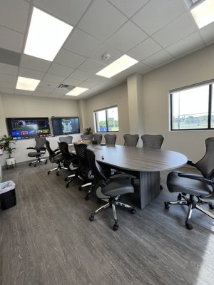 Clean office meeting room completed by A1 Clean Up