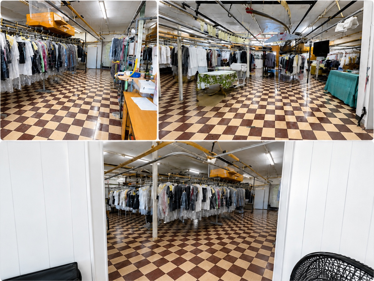 Clean commercial shop floor and work area for event cleanup in La Jolla